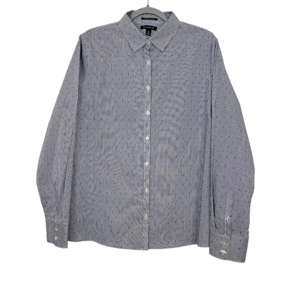 Land’s End New Women’s 18 No Iron Supima Cotton Long Sleeve Button Up Shirt - Picture 1 of 7